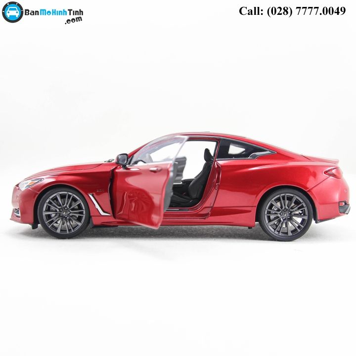 MÔ HÌNH INFINITI Q60 RED 1:18 DEALER