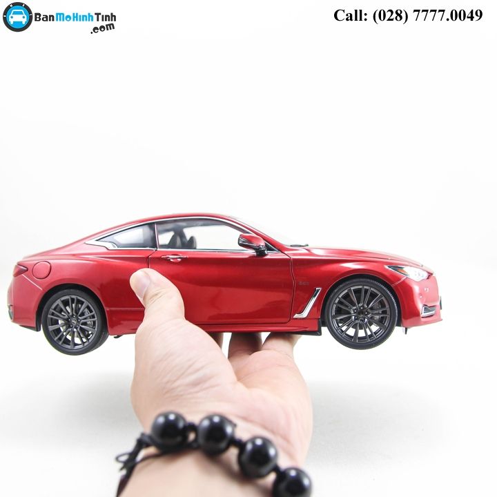 MÔ HÌNH INFINITI Q60 RED 1:18 DEALER
