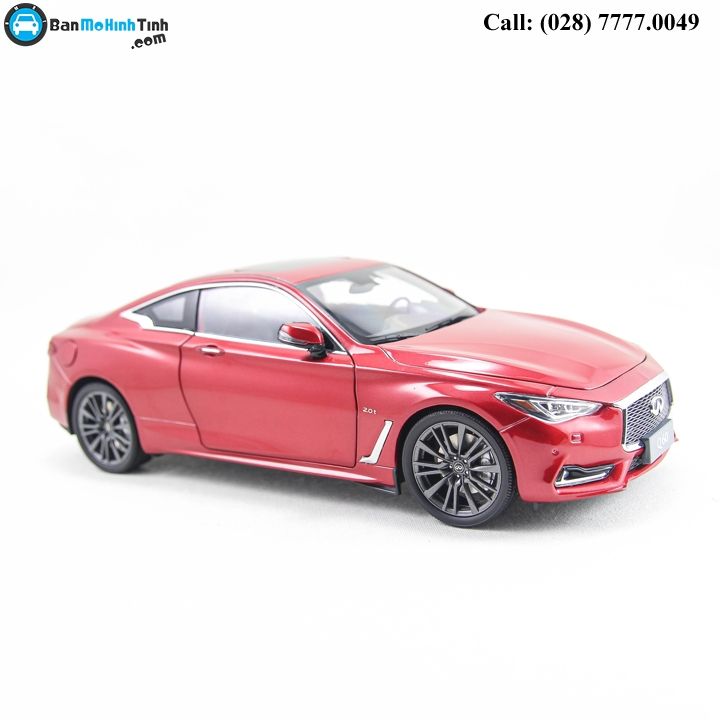 MÔ HÌNH INFINITI Q60 RED 1:18 DEALER