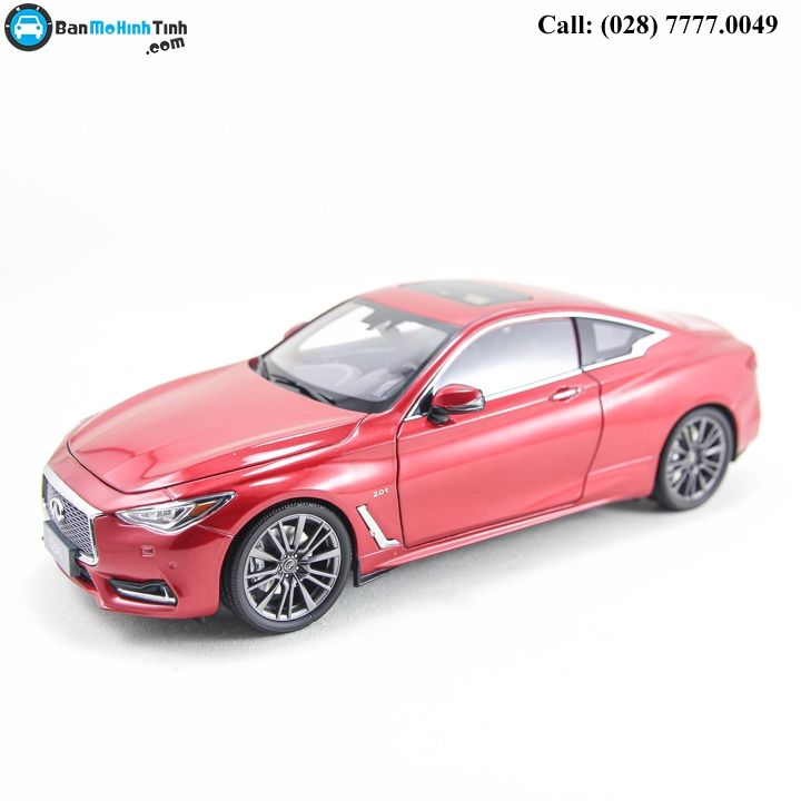 MÔ HÌNH INFINITI Q60 RED 1:18 DEALER
