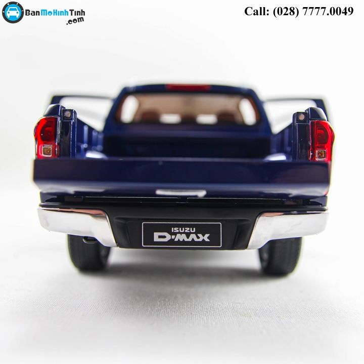 MÔ HÌNH ISUZU D-MAX 4x4 BLUE 1:18 DEALER