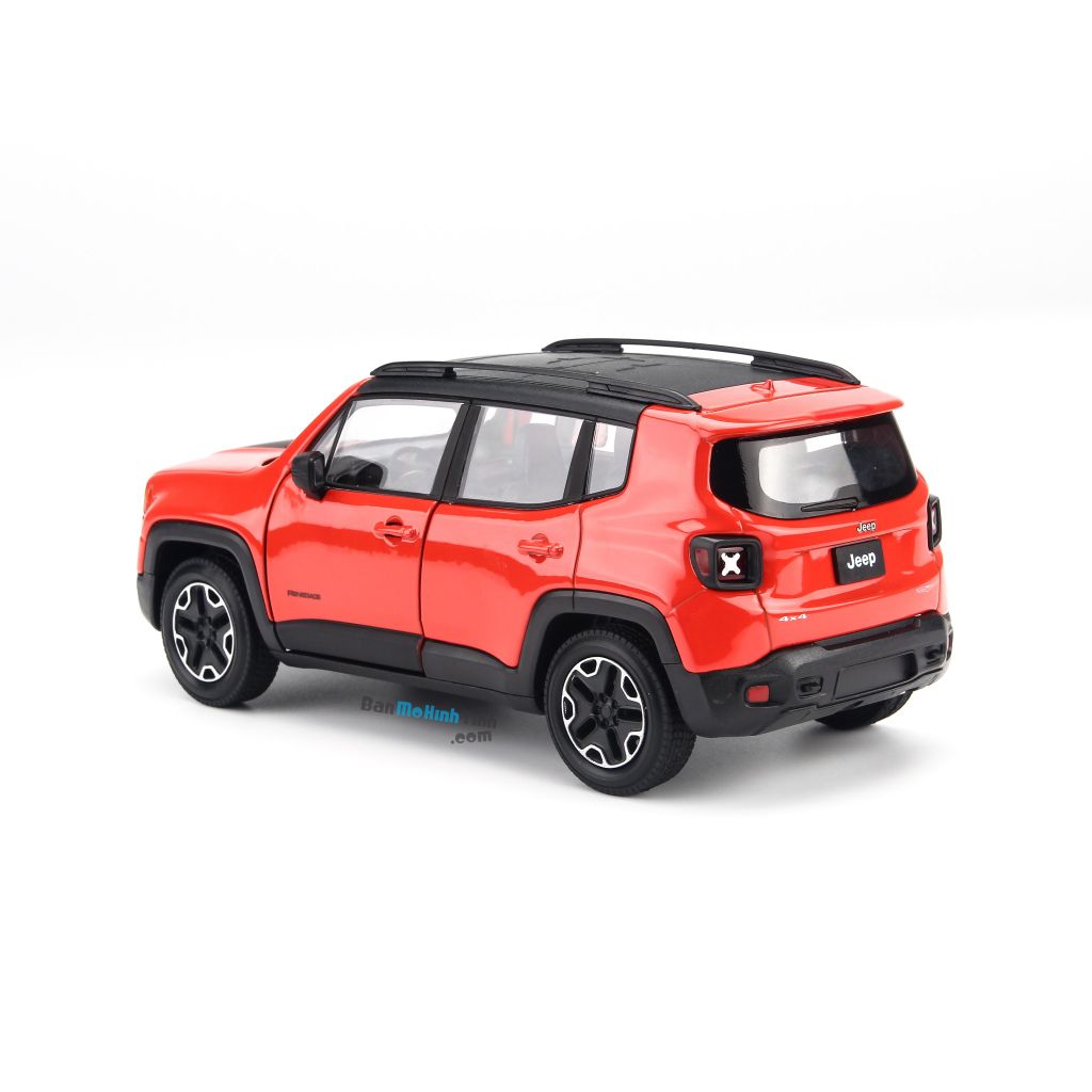 Mô hình xe Jeep Renegade Trailhawk 1:24 Welly - 24071