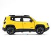 Mô hình xe Jeep Renegade Trailhawk Yellow 1:24 Welly - 24071