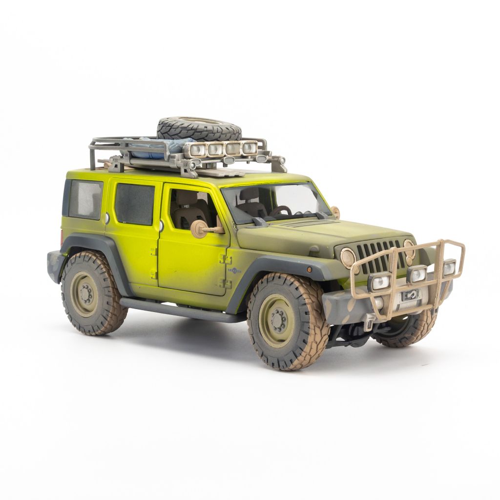 Mô hình xe Jeep Rescue Concept Old Version 1:18 Maisto Green