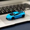 Mô hình xe Lamborghini Huracan LB Works 1:64 Mini GT Light Blue 189 (6)