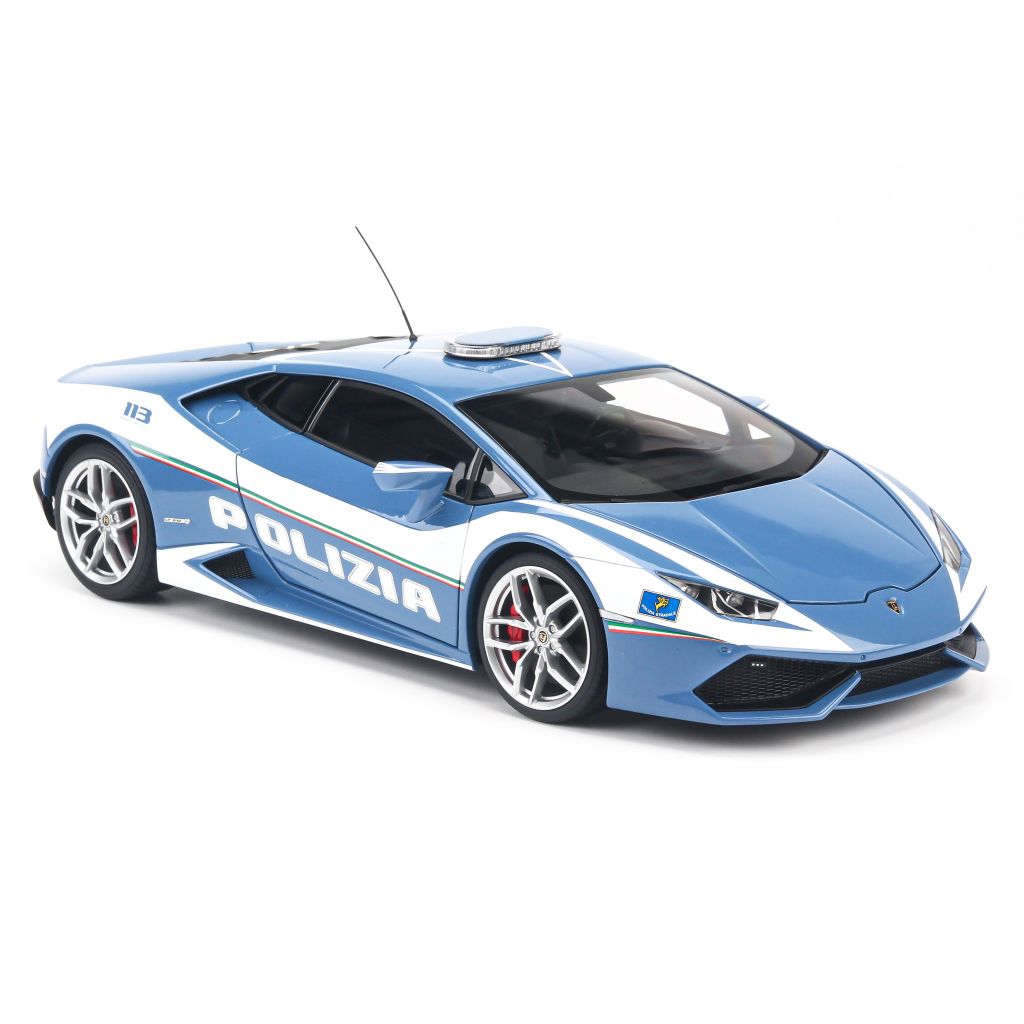 Mô hình siêu xe Lamborghini Huracan Police LP610-4 1:18 Autoart