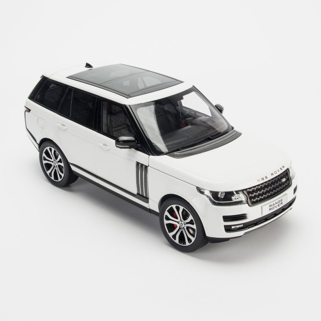 Mô hình xe Land Rover Range Rover Autobiography SV White 1:18 LCD