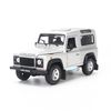 Mô hình xe Land Rover Defender 1:24 Welly Silver (1)