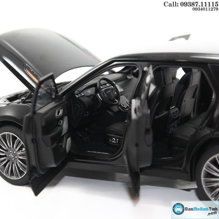 MÔ HÌNH LAND ROVER VELAR BLACK 1:18 LCD