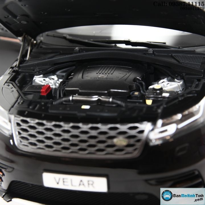 MÔ HÌNH LAND ROVER VELAR BLACK 1:18 LCD