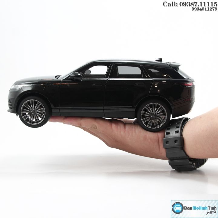 MÔ HÌNH LAND ROVER VELAR BLACK 1:18 LCD