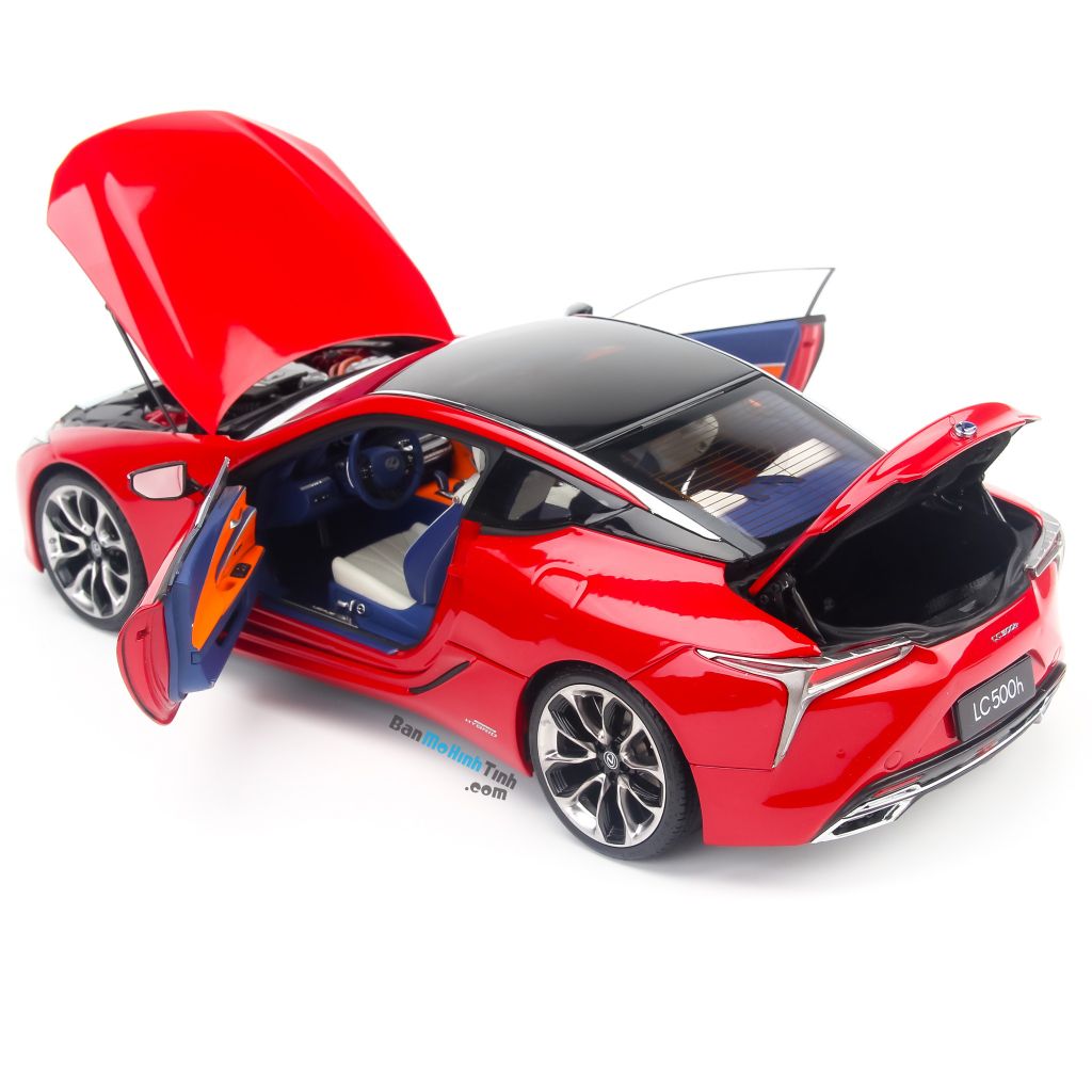 Mô hình xe Lexus LC500h 1:18 Dealer
