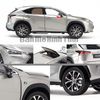 Mô hình xe Lexus NX200T 1:18 Dealer Silver (4)