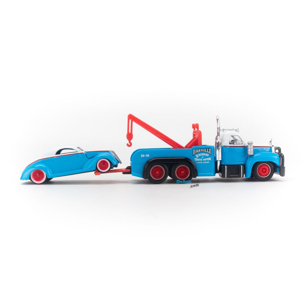 Mô hình xe Mack B-61 1953 + Ford 1937 1:64 Maisto