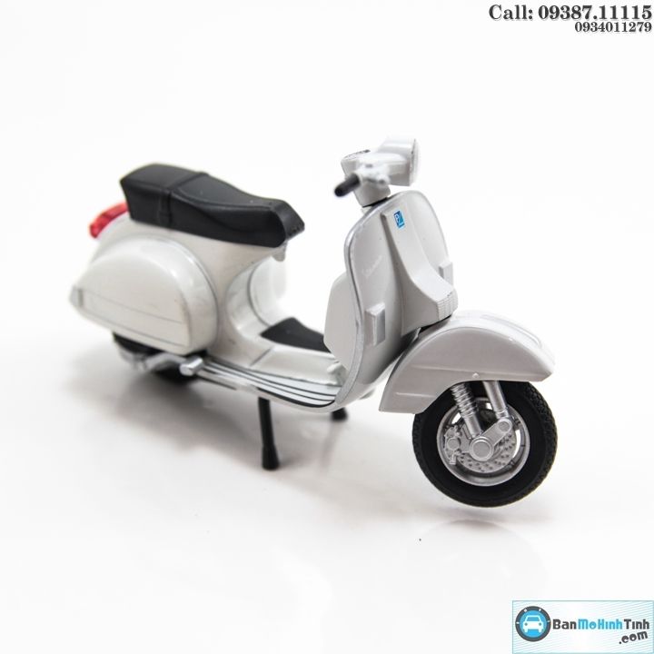 MÔ HÌNH VESPA PX 2016 WHITE 1:18 WELLY
