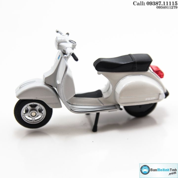 MÔ HÌNH VESPA PX 2016 WHITE 1:18 WELLY
