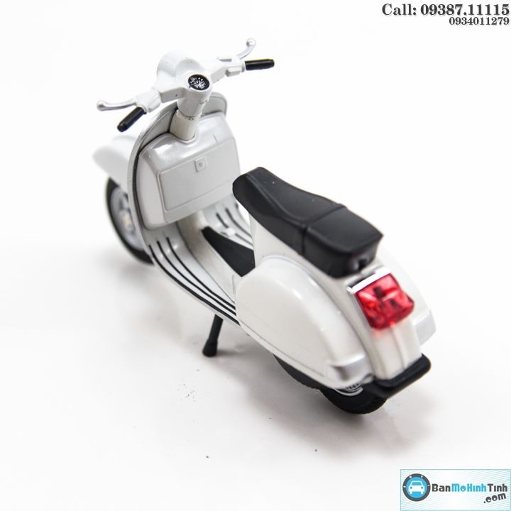 MÔ HÌNH VESPA PX 2016 WHITE 1:18 WELLY