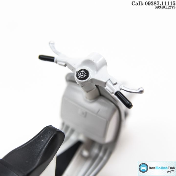 MÔ HÌNH VESPA PX 2016 WHITE 1:18 WELLY