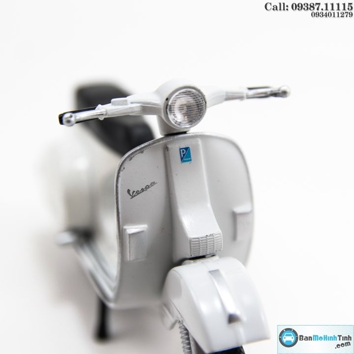 MÔ HÌNH VESPA PX 2016 WHITE 1:18 WELLY