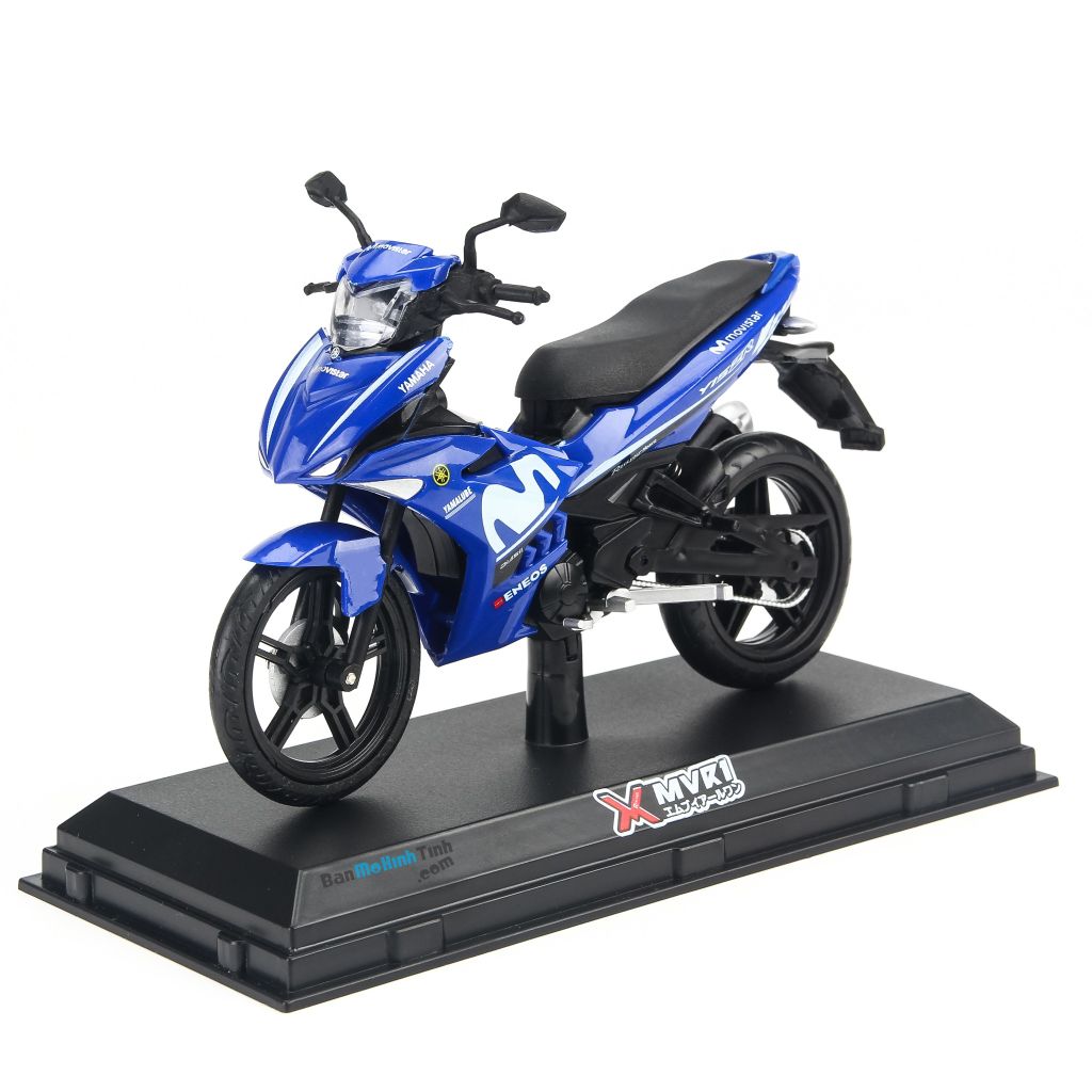 Mô hình xe máy Yamaha Exciter Y15ZR Movistar 1:12 Dealer