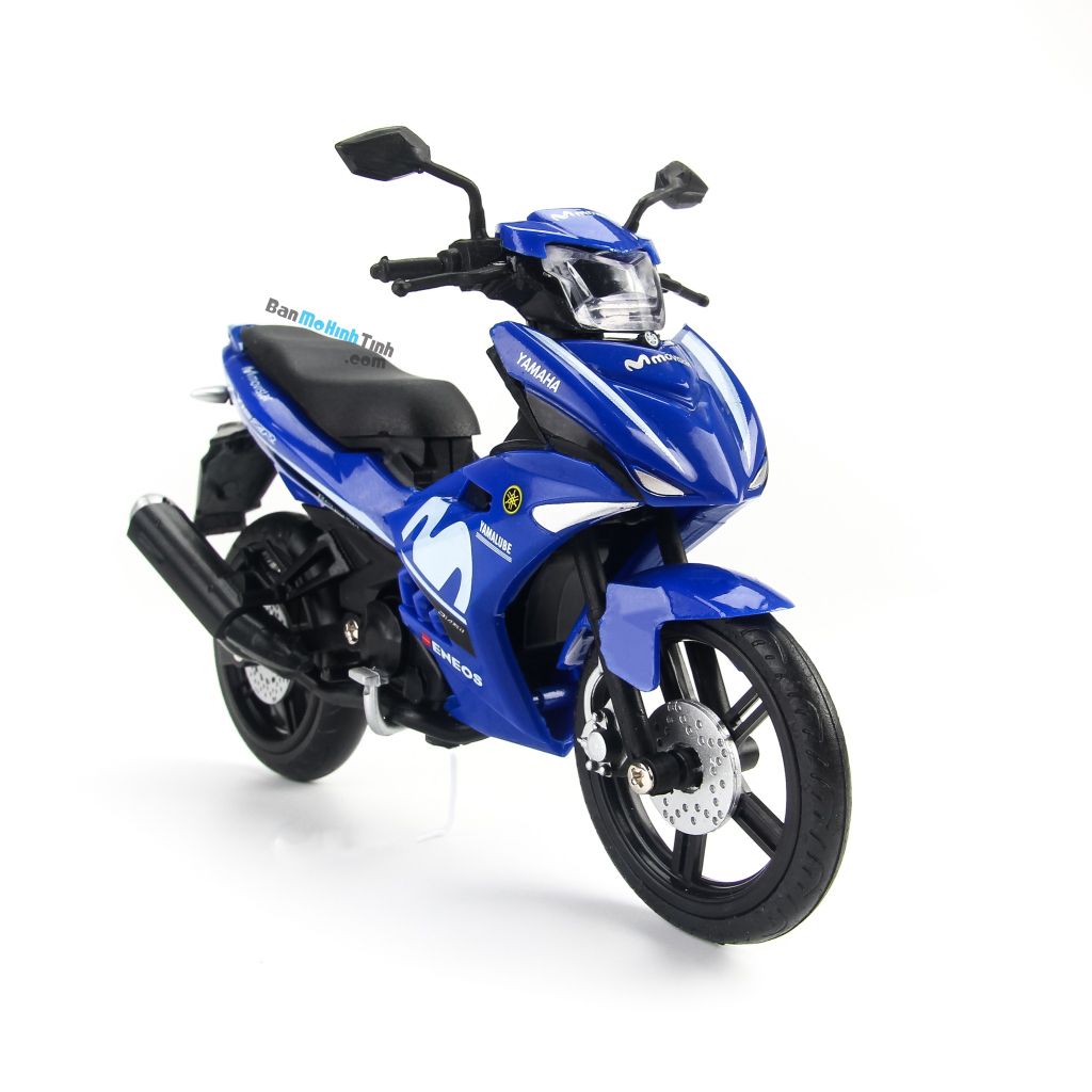 Mô hình xe máy Yamaha Exciter Y15ZR Movistar 1:12 Dealer
