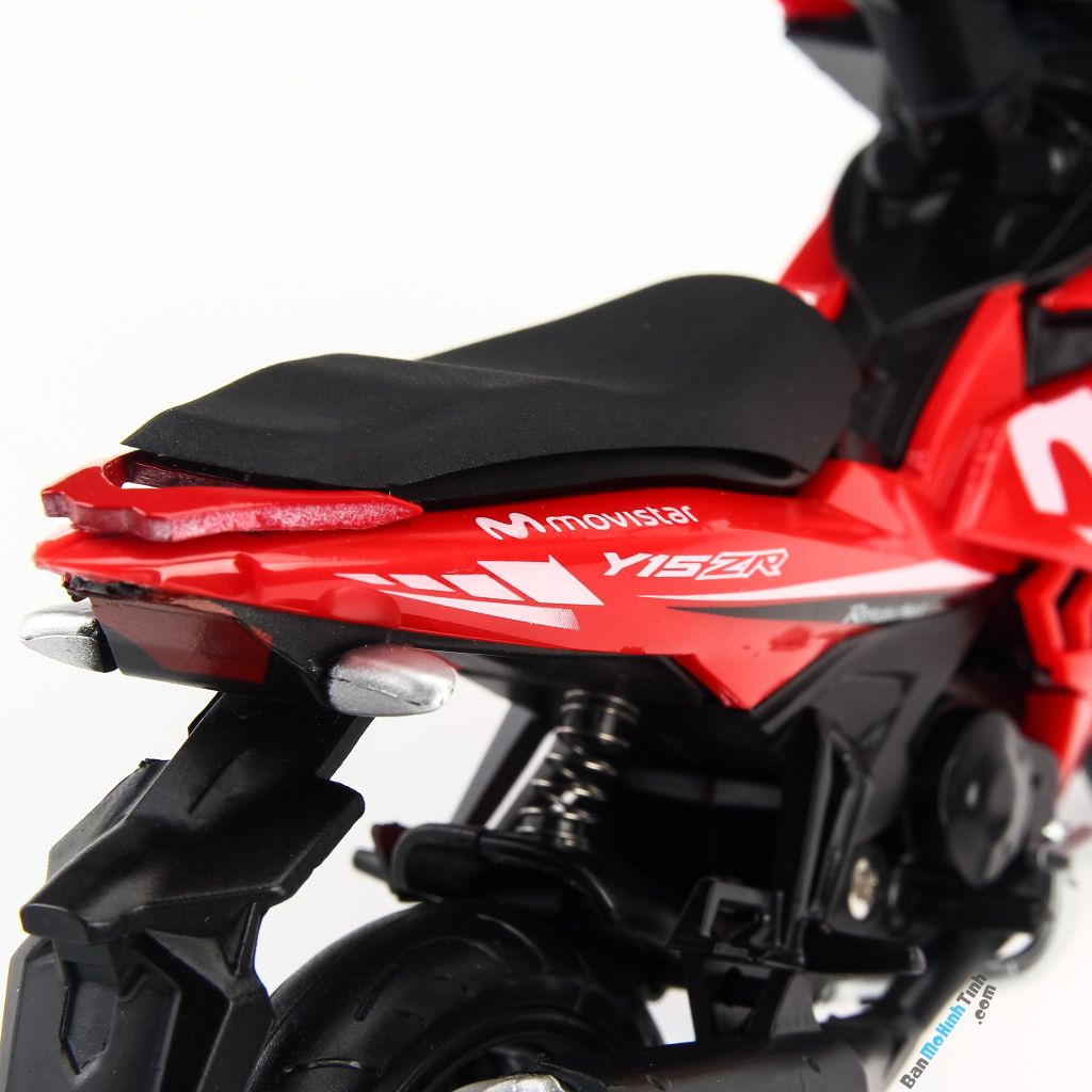 Mô hình xe máy Yamaha Exciter Y15ZR Movistar 1:12 Dealer