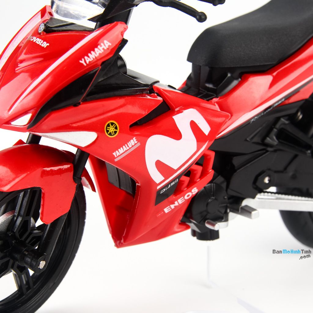 Mô hình xe máy Yamaha Exciter Y15ZR Movistar 1:12 Dealer