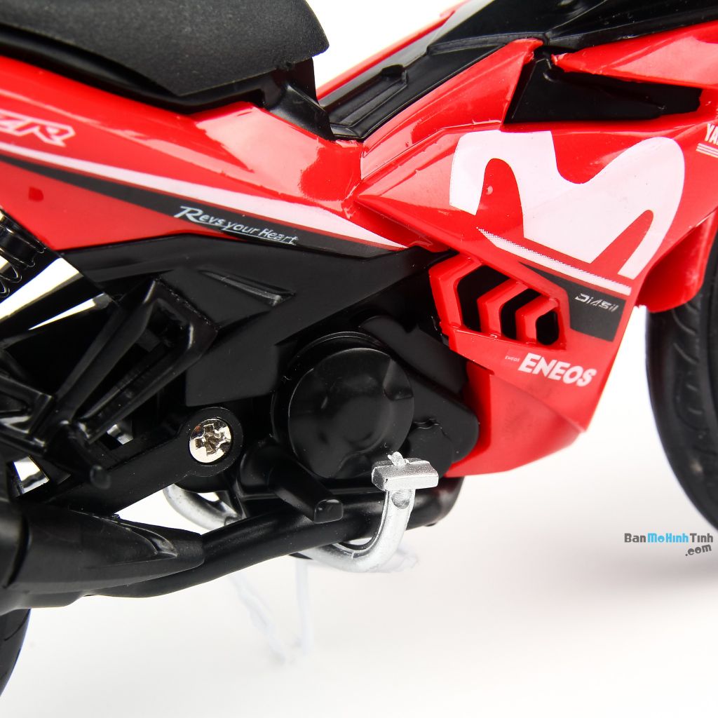 Mô hình xe máy Yamaha Exciter Y15ZR Movistar 1:12 Dealer