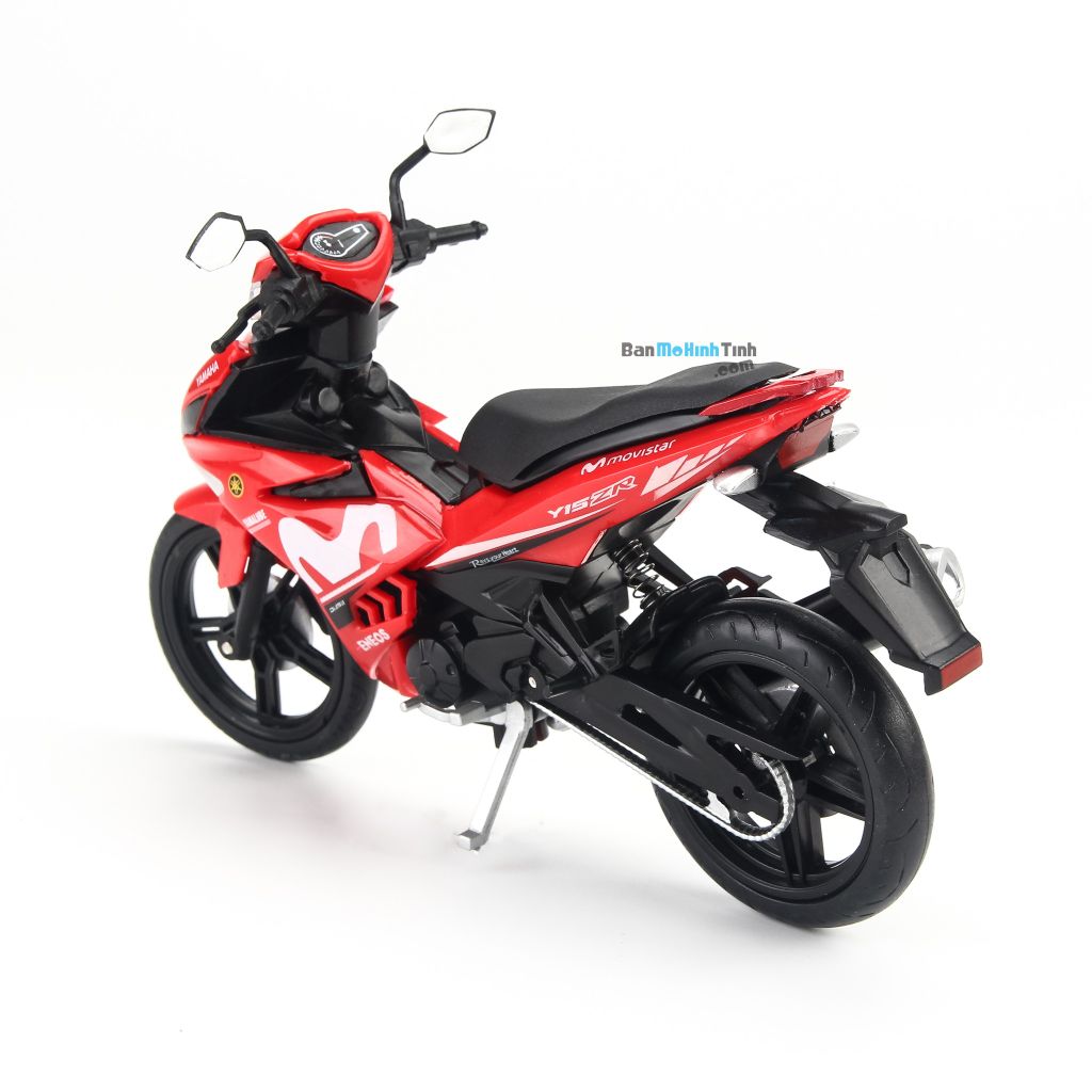 Mô hình xe máy Yamaha Exciter Y15ZR Movistar 1:12 Dealer
