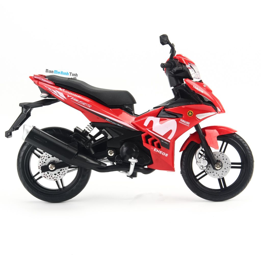 Mô hình xe máy Yamaha Exciter Y15ZR Movistar 1:12 Dealer