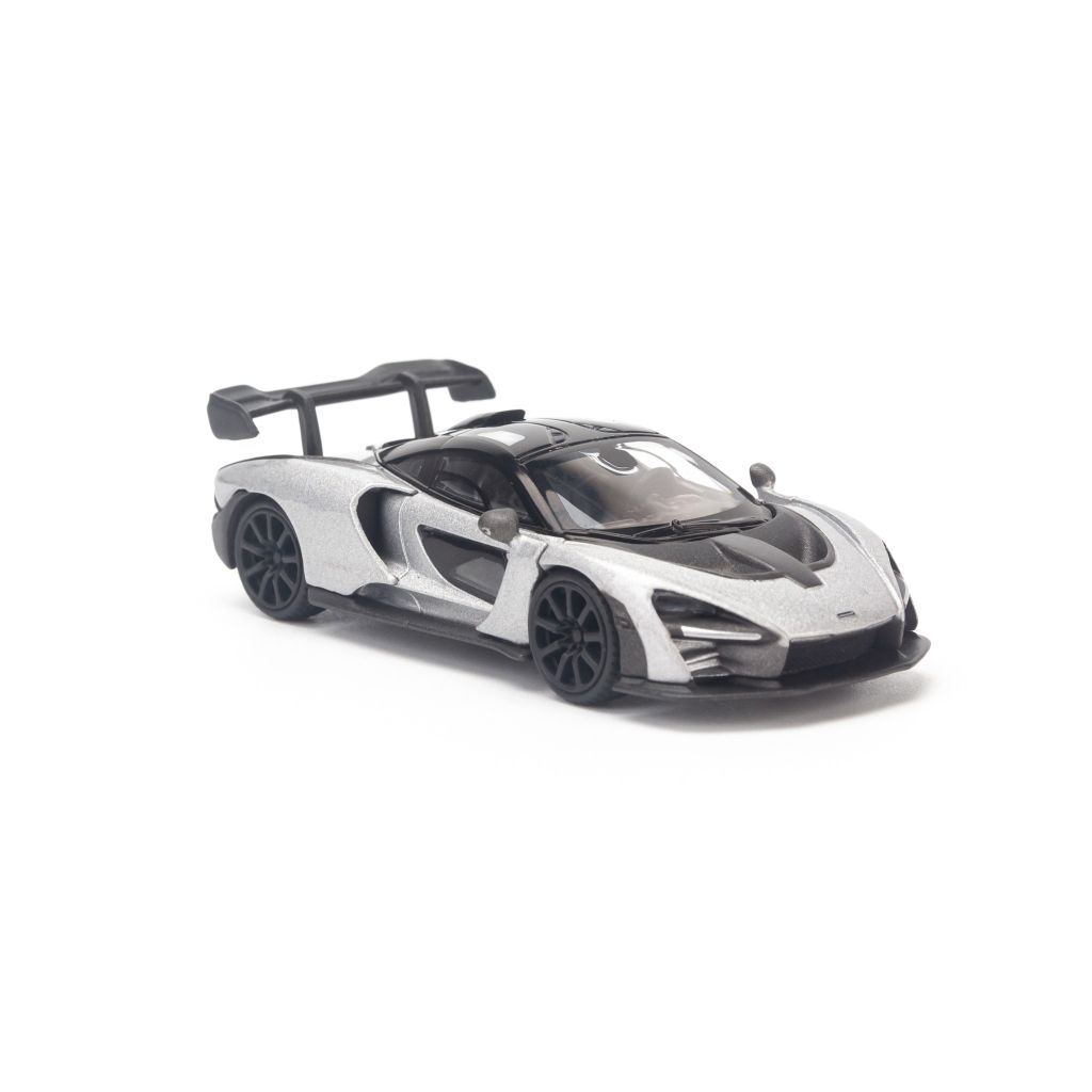 Mô hình xe Mclaren Senna 1:64 MiniGT Silver