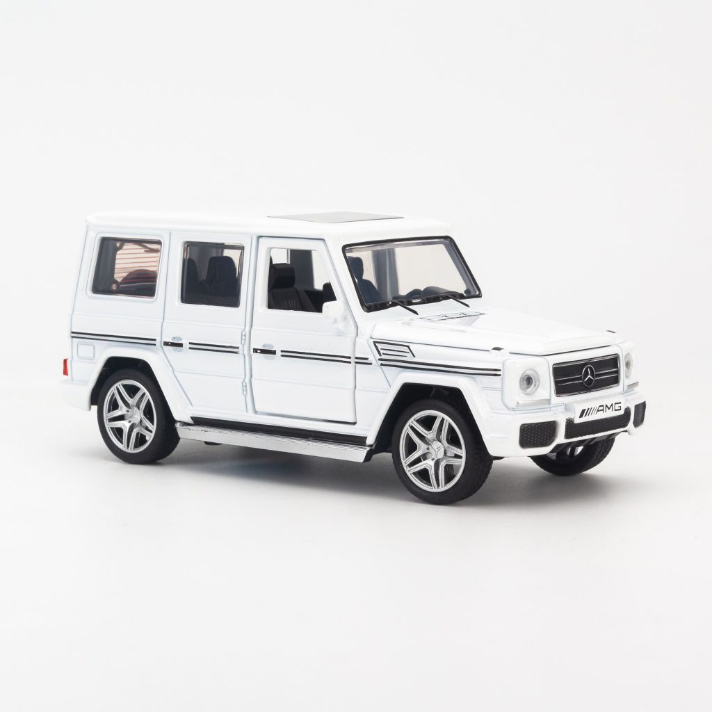 Mô hình xe Mercedes G65 AMG 1:32 Miniauto White