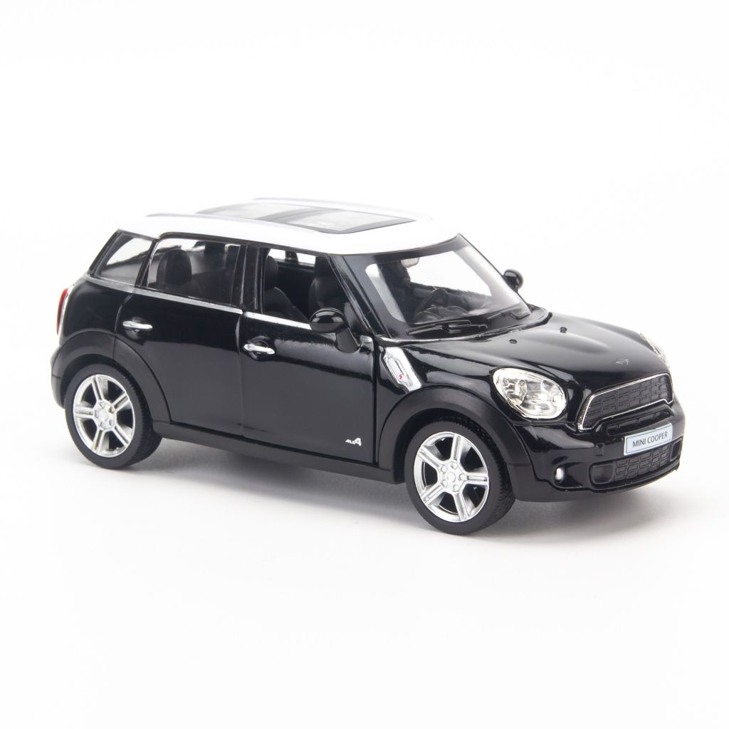 Mô hình xe Mini Cooper Country 1:36 UNI Metallic Black
