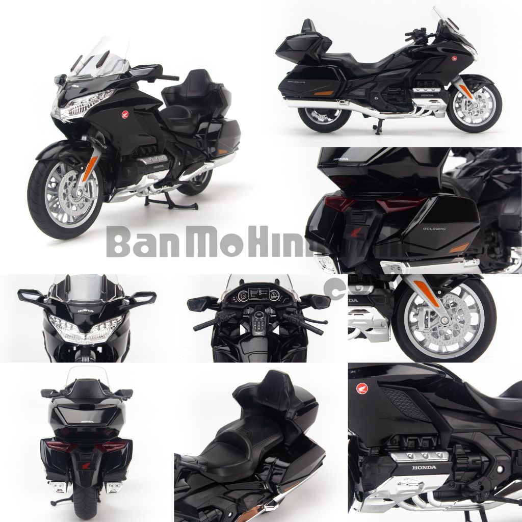 Mô hình xe mô tô Honda Gold Wing Tour 2020 1:12 Welly - 62202T
