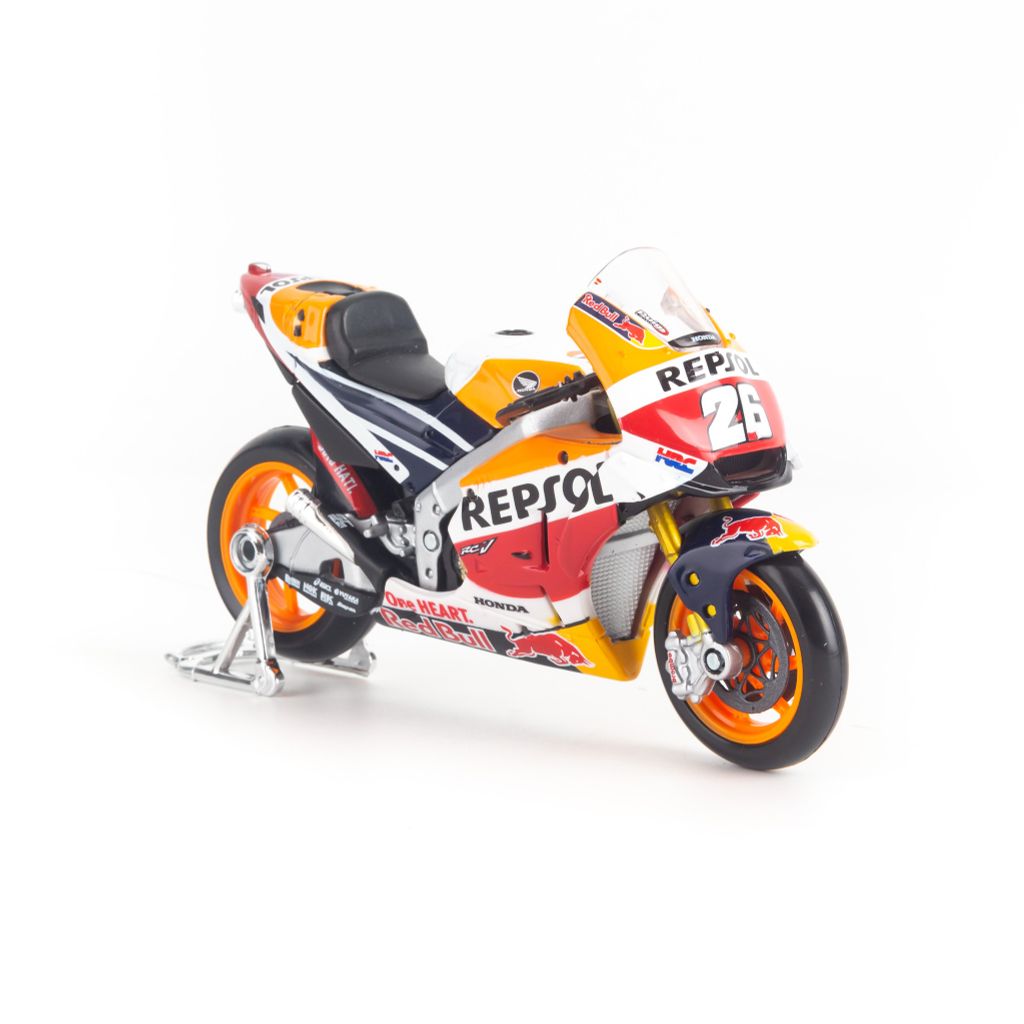 Mô hình xe mô tô Honda Racing Team RV213V Moto GP 26 2018 1:18 Maisto