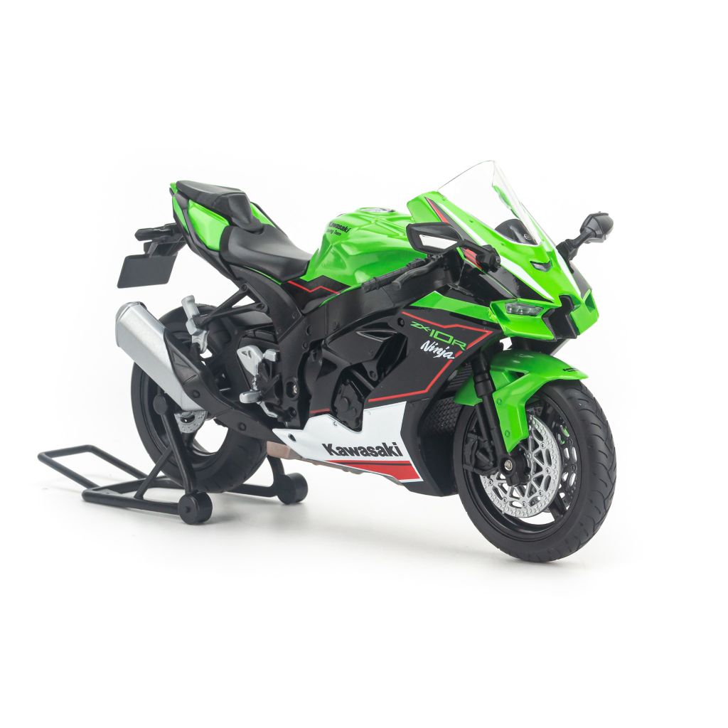 Mô hình xe mô tô Kawasaki Ninja ZX-10R 2021 1:12 Welly