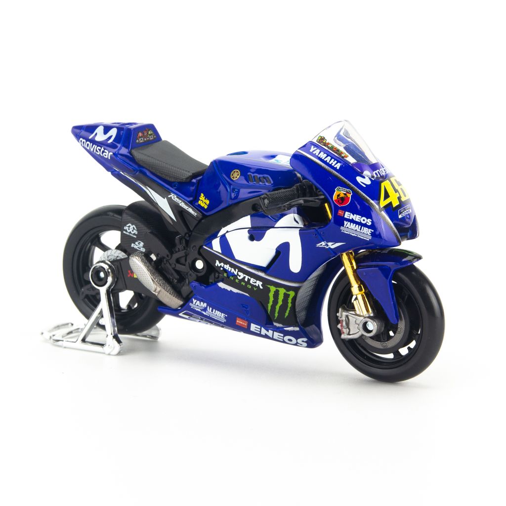 Mô hình xe mô tô Yamaha Team Moto GP 46 Rossi 2018 1:18 Maisto- 31594-46