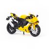 Mô hình xe mô tô Yamaha YZF-R1 2018 1:18 Caipo Yellow