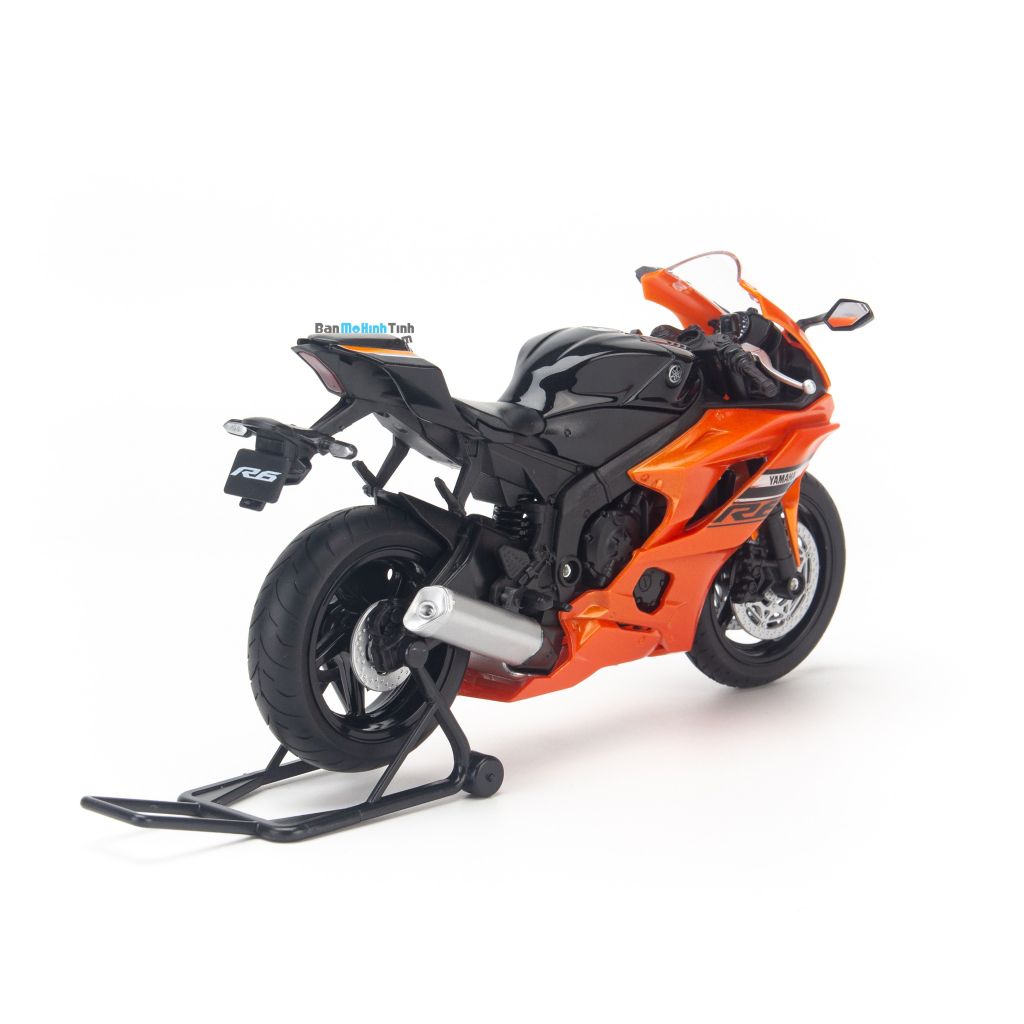Mô hình xe mô tô Yamaha YZF-R6 2020 1:12 Welly - 62201