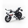 Mô hình xe mô tô Yamaha YZF-R6 2020 1:12 Welly White (1)