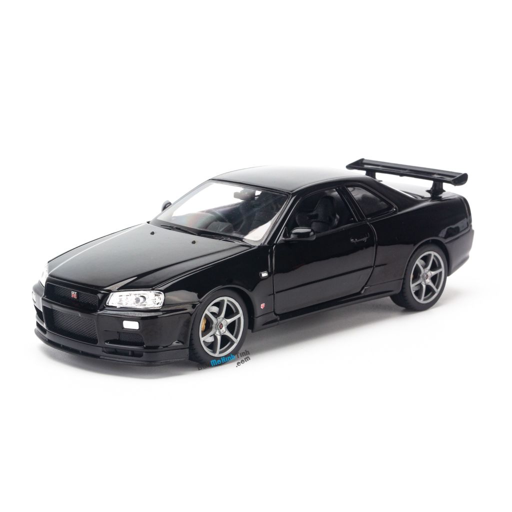 Mô hình xe Nissan Skyline GT-R R34 1:24 Welly - 24108