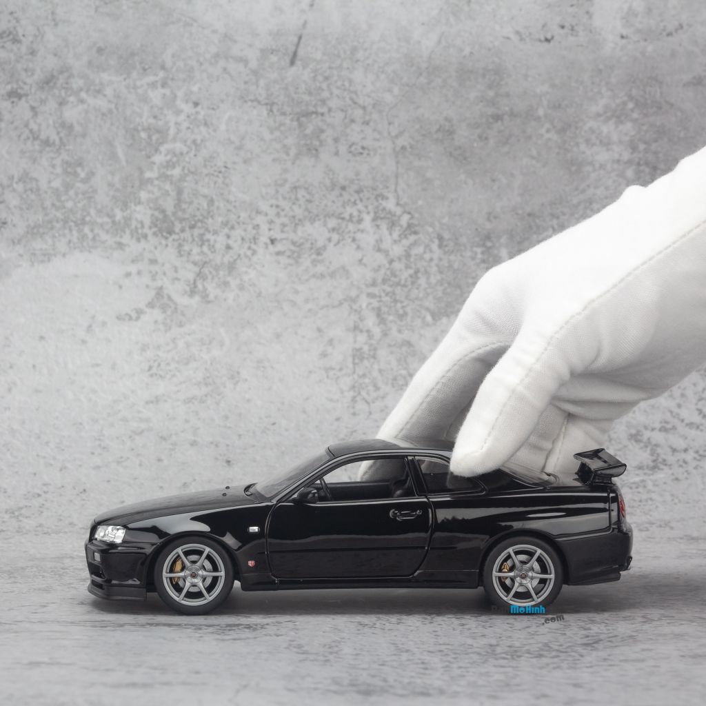 Mô hình xe Nissan Skyline GT-R R34 1:24 Welly - 24108