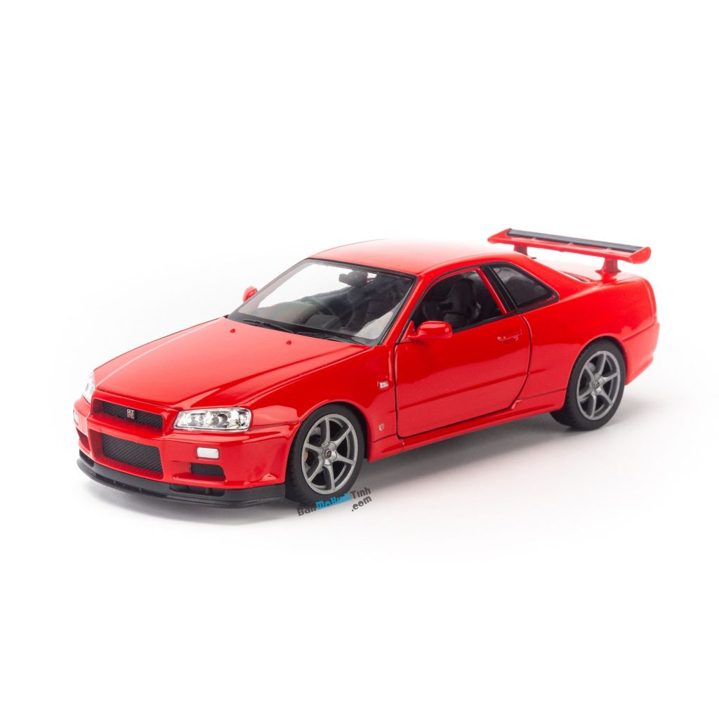 Mô hình xe Nissan Skyline GT-R R34 1:24 Welly - 24108