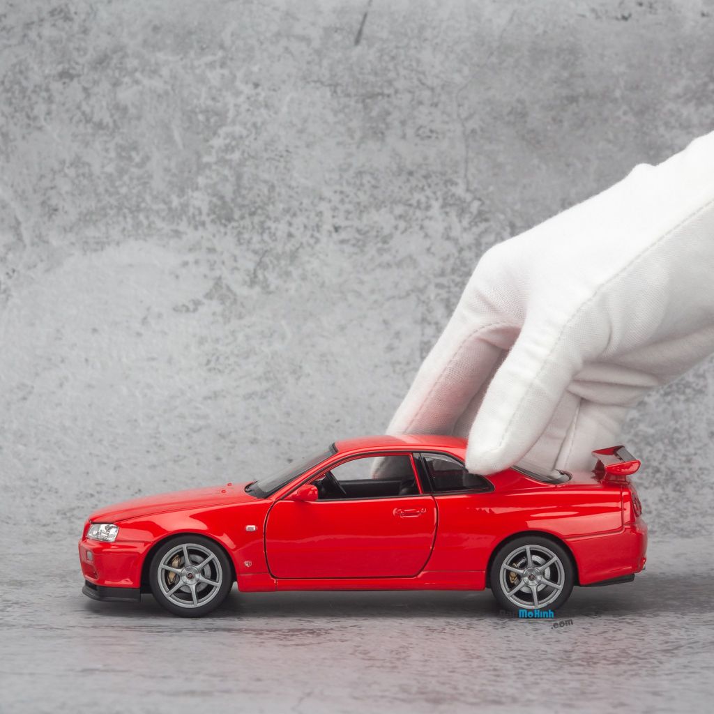 Mô hình xe Nissan Skyline GT-R R34 1:24 Welly - 24108