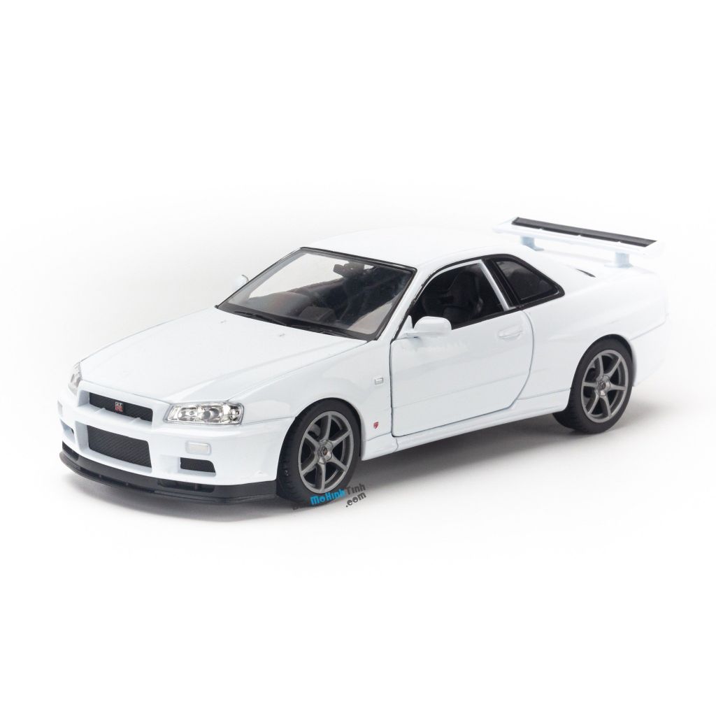 Mô hình xe Nissan Skyline GT-R R34 1:24 Welly - 24108