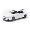 Mô hình xe Nissan Skyline GT-R R34 1:24 Welly White (1)