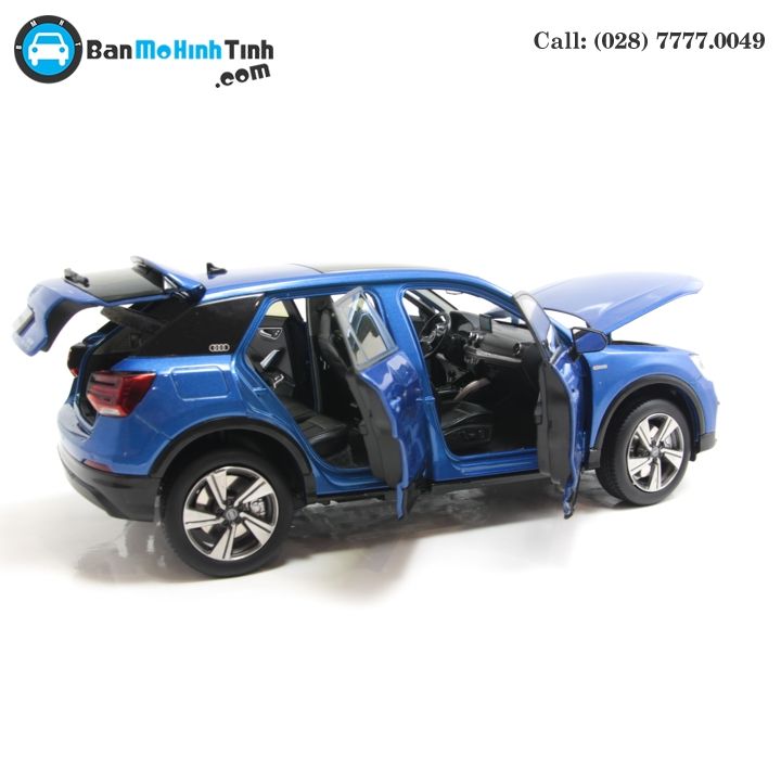 MÔ HÌNH AUDI Q2 BLUE 1:18 DEALER