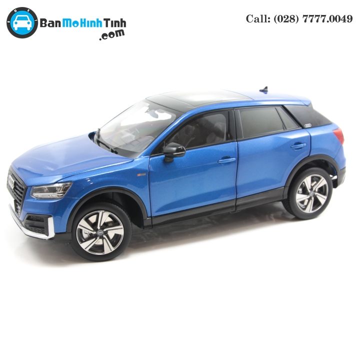 MÔ HÌNH AUDI Q2 BLUE 1:18 DEALER