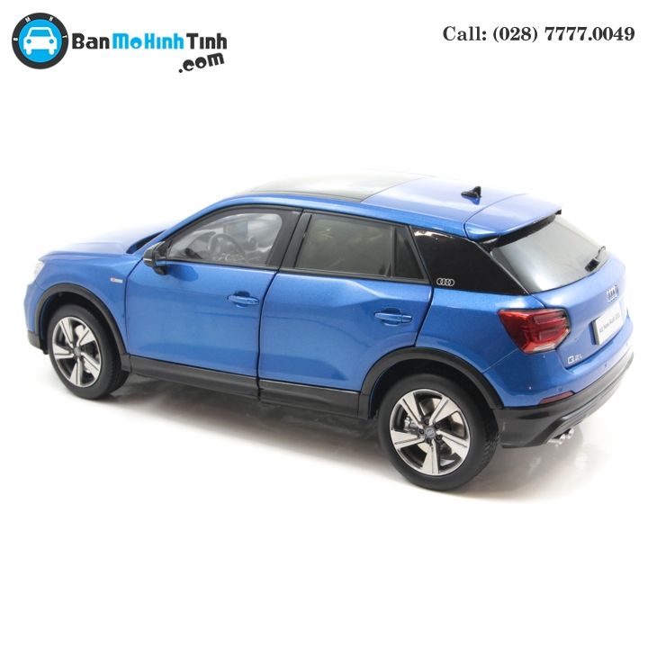 MÔ HÌNH AUDI Q2 BLUE 1:18 DEALER