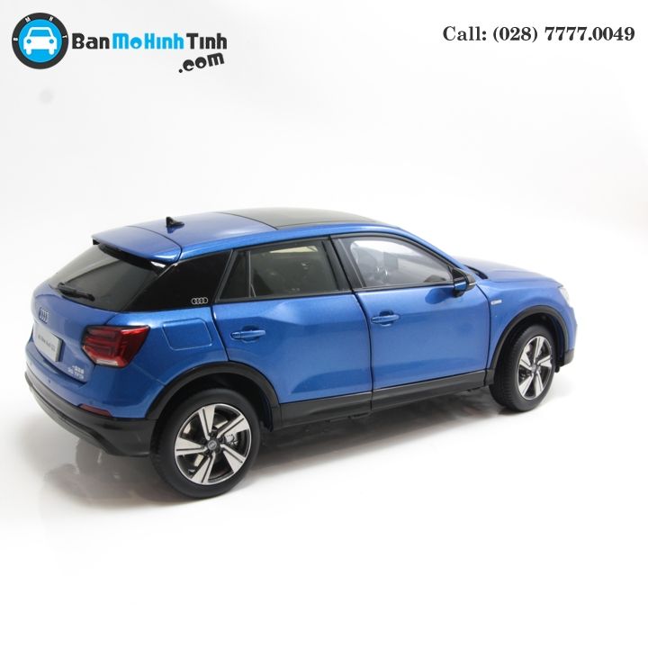 MÔ HÌNH AUDI Q2 BLUE 1:18 DEALER